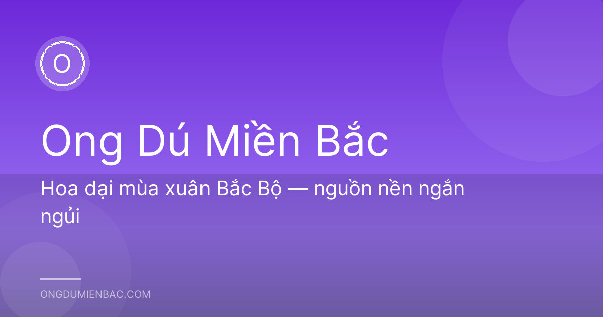 Hoa dại mùa xuân Bắc Bộ — nguồn nền ngắn ngủi