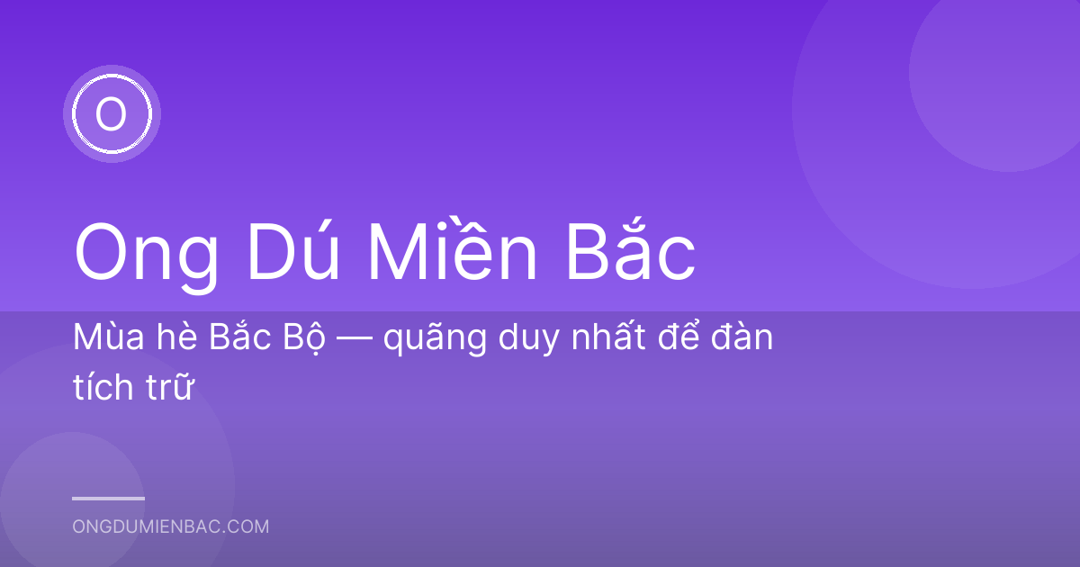 Mùa hè Bắc Bộ — quãng duy nhất để đàn tích trữ